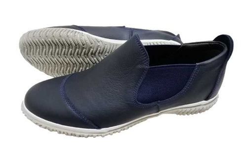 【SPINGLE SP6156 ネイビー】ストレートチップショートサイドゴアシューズ